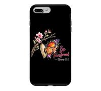 Be Transformed Romans 12:2 Bible Verse Butterfly Watercolor Case for iPhone 7 Plus/8 Plus
