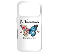 Be Transformed Romans 12:2 Butterfly Christian Bible Verse Case for iPhone 17 Pro
