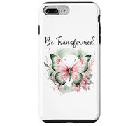 Be Transformed Romans 12:2 Butterfly Christian Bible Verse Case for iPhone 7 Plus/8 Plus