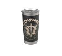 Be Transformed Romans 12:2 Christian Faith Stainless Steel Insulated Tumbler