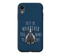 Be Whatever You Want Self-Confident Tapir Unicorn Case for iPhone XR