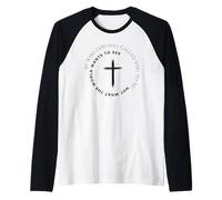 Be Who God Has Called You to Be Christian Faith Quote Raglan Baseball Tee