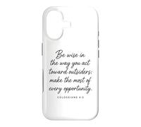Be Wise Toward Outsiders Colossians 4:5 Bible Verse Wisdom Case for iPhone 17