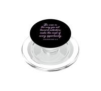 Be Wise Toward Outsiders Colossians 4:5 Bible Verse Wisdom PopSockets PopGrip for MagSafe