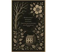 Be with me always - take any form: Notebook with120 Lined Cream Coloured Pages with Wuthering Heights Quote on Cover, Gift for Friends and Family, Bronte Fans, Book Clubs, Lover of Literature