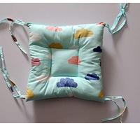 Be&xn Cartoon chair cushion, Square Seat back Pp cotton Chair cushions with ties For kids children boy girl stool pad-A 26x26cm(10x10inch)