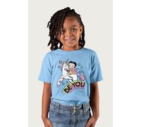 Be You Pride Betty Boop T-Shirt Betty Boop Light Blue 7-8 Years