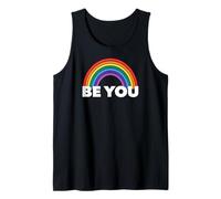 Be You Rainbow Art Gay Lesbian Pride Equal Rights Support Tank Top