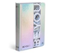 BE YOU - Reflection Easy, School Diary, 2025-2026, 12-Month Dated Planner, Easy Format, 12.5 cm x 16.5 cm, Transparent Overcover, Diary with Sticker and Bookmark