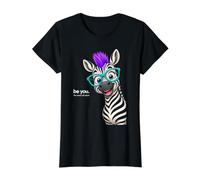 Be You, The World Will Adjust. Unique Zebra Value Graphic T-Shirt