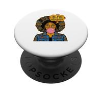 Be You With No Apologies Black Afro Woman Positive Vibes PopSockets Adhesive PopGrip