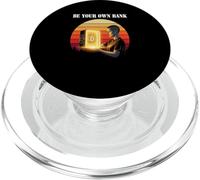 Be Your Own Bank freedom sovereignty self custody bitcoin PopSockets PopGrip for MagSafe