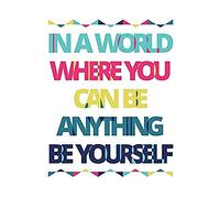 Be Yourself Anything World Canvas Wall Art Print