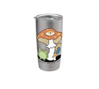 Be Yourself Dont Apologize Cottagecore Frog Stainless Steel Insulated Tumbler