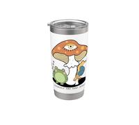 Be Yourself Dont Apologize Cottagecore Frog Stainless Steel Insulated Tumbler