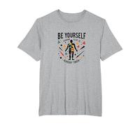 Be Yourself Everyone Else is Already Taken Motivational T-Shirt, Men's Big and Tall, Heather Grey, 3X Tall