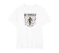 Be Yourself Everyone Else is Already Taken Motivational T-Shirt, Men's Big and Tall, White, 4X Tall