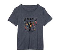 Be Yourself Everyone Else is Already Taken Motivational T-Shirt, Women's Plus, Heather Blue, 1X