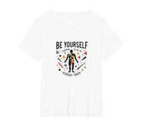 Be Yourself Everyone Else is Already Taken Motivational T-Shirt, Women's Plus, White, 4X
