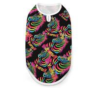 Be Yourself LGBTQ Rainbow Dog Clothes Fashionable Sleeveless Pet Vest Puppy Breathable Shirts for Small Medium Dogs Cat 2XL