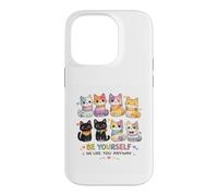 Be Yourself We Like You Anyway Funny Inclusive Cat Case for iPhone 14 Pro