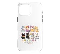 Be Yourself We Like You Anyway Funny Inclusive Cat Case for iPhone 16 Pro Max