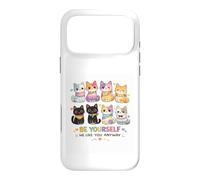 Be Yourself We Like You Anyway Funny Inclusive Cat Case for iPhone 17 Pro Max