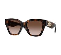 Burberry BE4489U 300213 Woman Sunglasses Injected Brown Brown Squared Normal Nuanced