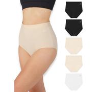 Bea 5-pack Super High Waisted Women's Knickers - Breathable Cotton, Soft and Supportive, Full Coverage Women's Underwear