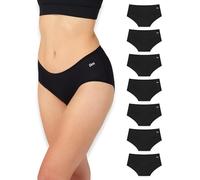 Bea 7-pack Super Soft Bamboo Knickers for Women Multipack - Mid Rise, Breathable, Full Coverage, Women's Underwear