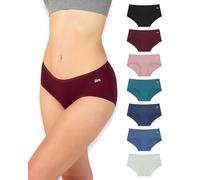Bea 7-pack Super Soft Bamboo Knickers for Women Multipack - Mid Rise, Breathable, Full Coverage, Women's Underwear