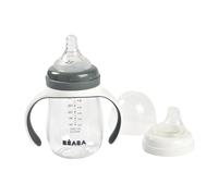 Béaba 2 In1 Learning Bottle Mineral Grey 210ml