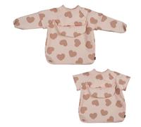 BÉABA, Baby Bib, Catcher Bib, Nursery Bib, Waterproof, Elastic Bib, Detachable Long Sleeves, Food Catcher Pocket, Easy to Clean, Evolving Design, Big Love