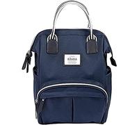 Beaba - Baby Changing Backpack - Large Storage Volume - Changing Mat Included - Multiple Pockets - Large Opening - Isothermal - Multifunction Travel Bag - Wellington - Blue