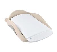 BÉABA Baby Changing Unit, Lightweight and Compact, Adjustable Multi-Use Fixings, Storage Shelves, Raised Edges, Suction Pads, Washable Mattress, Camélé’O, Made in France, Clay