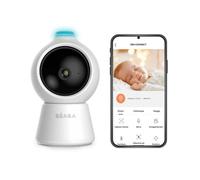 BÉABA, Baby Monitor Camera with Artificial Intelligence, 360° Full QHD 4MP Video, Roll-Over Detection, Night Vision, Mobile App, Talkie-Walkie, VOX, Night Light, Zen Smart AI
