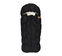 Béaba Baby Pram/Stroller Footmuff, 100% Waterproof, Windproof, Ultra Warm Double Fleece, TOG 6, 3 and 5 Point Harness Passage, Covering Hood, Zip Closure, 6-24 Months, Black