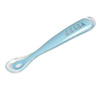 BÉABA - Baby Spoons - Silicone weaning spoon - 1st stage - Blue