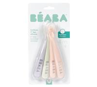 Béaba Baby Spoons Silicone Weaning Spoon Set of 4 1st Stage Multi