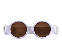 Béaba Baby Sunglasses 0-9 Months, 100% UV Protection - CAT 4, Side Protection, Optimal Comfort, Adjustable Elastic Headband, Glee Collection, Lila
