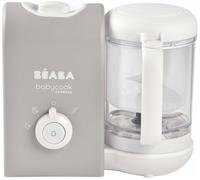 BEABA, Babycook Express,4 in 1 Baby Food Processor,Food Blender, Express Cooking 15min, Customized Mixing, Healthy and Gentle Steaming, Defrosting, Homogeneous Texture, Capacity 1 250 ml-Grey-UK Plug