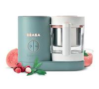 Béaba - Babycook Neo - Baby Food Maker - 4 in 1 : Food Processor, Blender and Cooker - Soft Steamer Cooking - Quick Homemade Baby Food - Glass Bowl - Stainless Steel Tub - Eucalyptus