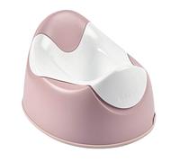 BÉABA - Baby's Training Potty - Ergonomic Baby Potty - Non-slip - Hygienic - Easy care - Handgrips on the seat - Made In France - Pink