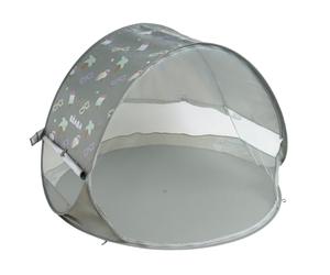 BÉABA, Beach Tent - Baby UV Protection Tent, Maximum Sun Protection UPF 50+, UV Filtered, 360° Ventilation, Mosquito Nets, Spacious, Pop-Up System, Carry Bag, Breezy, Khaki