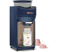 BÉABA, Bottle Warmer; Automatic and Instant Bottle Preparation in 20 Seconds Without Preheating, Mixing Dose Dispenses Milk, Choice of Temperature Between 22° and 70°, Milkeo Plus, Night Blue