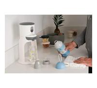 BÉABA - Formula Dispenser - Storage for Baby Milk Powder - Stackable - 3 Compartments - 100% airtight - Long-term use as a snack Box - Blue/Green/Gre