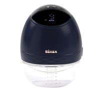 BÉABA, Hands Free Electric Milk Pump, Light, Compact, 3 Modes, 9 Levels, 0 Waves, Silent, Large Capacity 180mL, Timer, Memory Function, 6 Sessions, USB C Charging, Night Blue