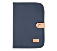Béaba Health Book Cover, Geneva, 2 Inside Pockets, Press Stud, Waterproof Fabric, Navy