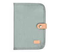 Béaba Health Book Cover, Geneva, 2 Inside Pockets, Press Stud, Waterproof Fabric, sage Green