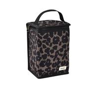 BÉABA, Insulated Baby Meal Bag, Large Bottle Storage, Large Capacity, Carries a Complete Meal, Soft Material, Foldable, Waterproof Fabric, Leopard Print